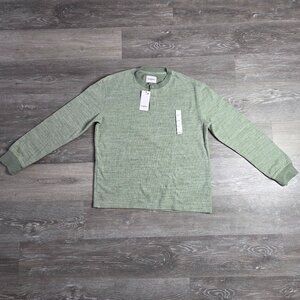 Goodfellow & Co Light Sage Green Long Sleeve Henley